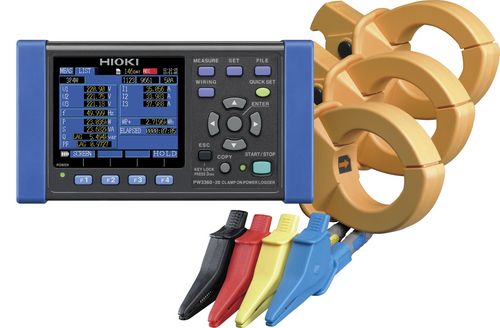 Регистратор данных напряжение - 600 VAC, 1P2W - 3P4W | PW3360-21 - HIOKI E.E. CORPORATION - тока / Ethernet / с экраном