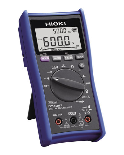 Цифровой мультиметр - 60μA - 60mA DC | DT4253 - HIOKI E.E. CORPORATION - переносной / промышленный