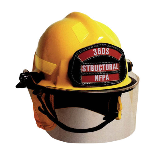 Каска для пожарного - FIRE-SAFE® - A.J. Charnaud & Co. (Pty) Ltd. - ударопрочная / из пластика / желтая