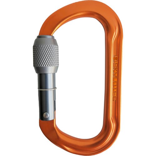 Карабин с блокировкой - OVAL SCREW 2.0 - ActSafe Systems AB - из металла / симметричный / овальный