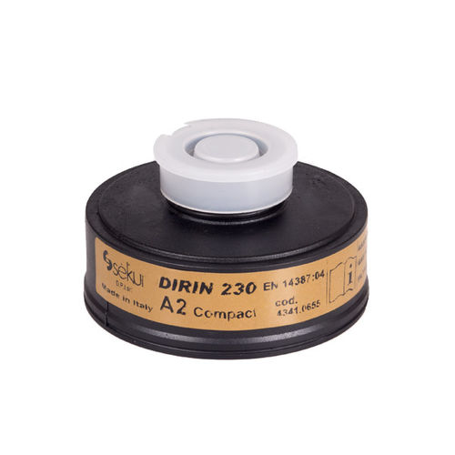 Воздушный фильтр - DIRIN 230 series - D.P.I. s.r.l. - с картриджем / для респираторной маски / синтетический