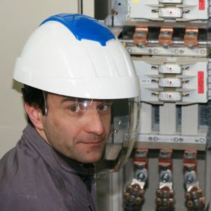 Каска для электромонтера - E-MAN 4000 - ENHA GmbH - EN 397 / с забралом
