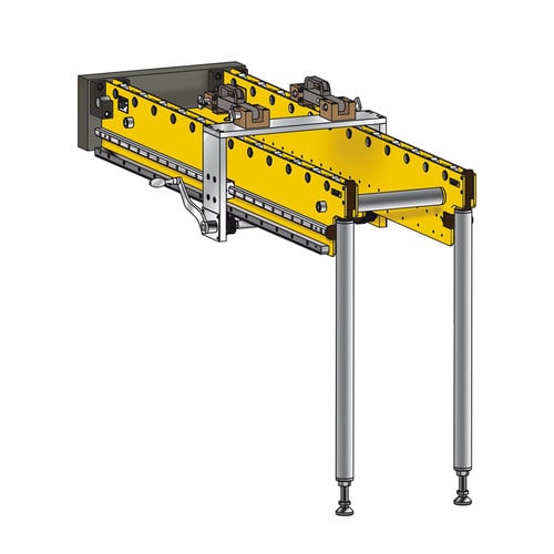 Съемное крепление с регулируемыми ножками - 8.18354 - Römheld GmbH Friedrichshütte - для перемещения инструментов для прессов / с ручным приводом