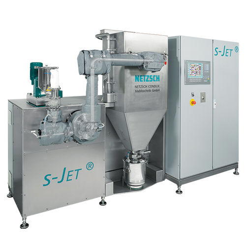 Дробилка для металлов - s-Jet® 25 - NETZSCH Grinding & Dispersing - для керамического материала / со струей пара / вертикальная