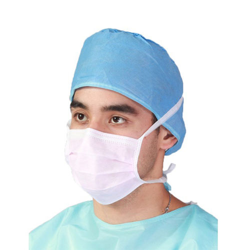 Одноразовая защитная маска - WLM2001 - Hubei Wanli Protective Products Co., Ltd. - полумаска / хирургическая / с фиксацией на затылке