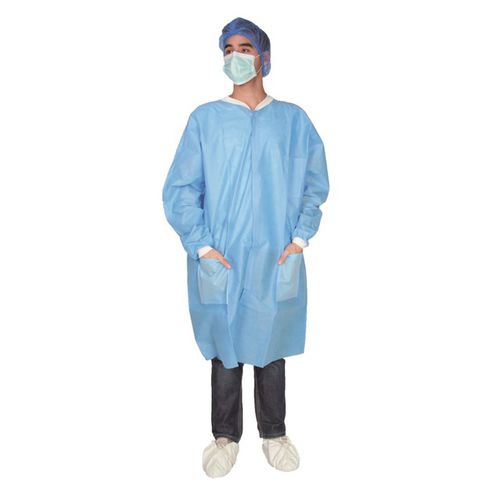 Блуза для лаборатории - WLL4002 - Hubei Wanli Protective Products Co., Ltd. - рабочая / непромокаемая / из sms ткани