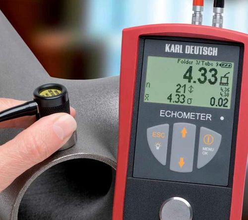 Переносной толщиномер - ECHOMETER 1076 DATA - KARL DEUTSCH - перегородки / высокое разрешение