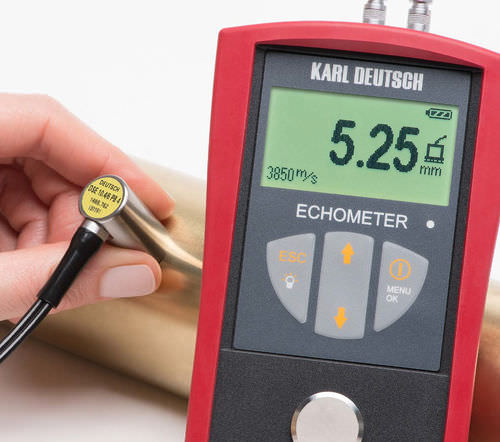 Толщиномер перегородки - ECHOMETER 1076 BASIC - KARL DEUTSCH - переносной / высокое разрешение