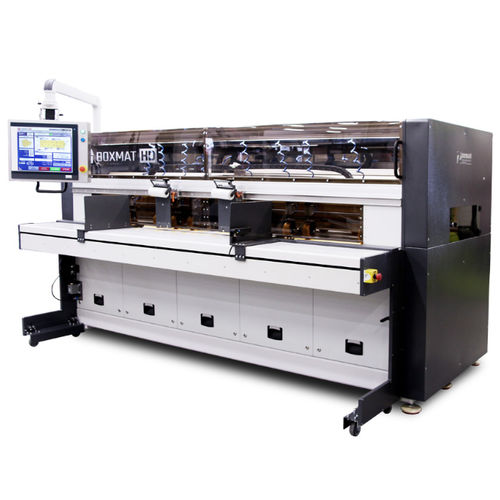 Волнистая машина для производства картонных коробок - BOXMAT HD - Miller Weldmaster - с веерообразной складкой / автоматическая