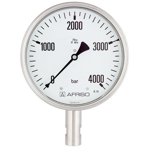 Манометр со шкалой - RF100HD D402 - AFRISO-EURO-INDEX - из нержавеющей стали / с трубкой Бурдона / для процесса