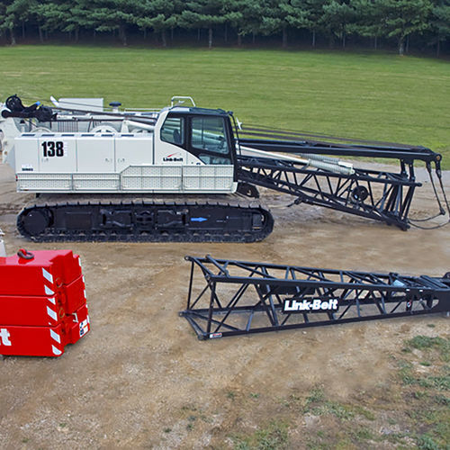 Гусеничный башенный кран - 138 HSL - Link-Belt - решетка / для строительства / для подъема