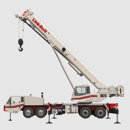 Башенный кран на грузовике - HTT-8675 Series II - Link-Belt - телескопический / вездеход / для строительства