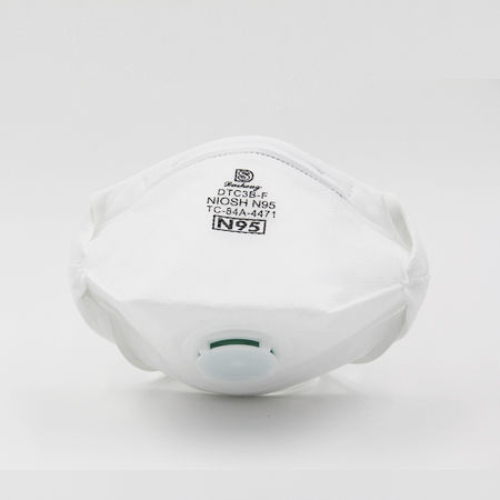Одноразовая защитная маска - DTC3B-F N95 - Shanghai Dasheng Health Products Manufacture Co., Ltd. - фильтрующая / с клапаном
