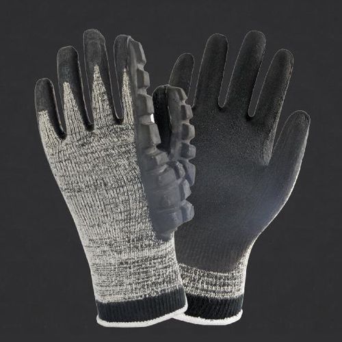 Рабочая перчатки -  SAFETY WARRIOR - Shanghai Haitaier Protective Equipment Co., Ltd - промышленная / от механических воздействий / нитриловая