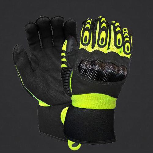 Рабочая перчатки - NINJA TURTLE - Shanghai Haitaier Protective Equipment Co., Ltd - для строительной площадки / от механических воздействий / нитриловая