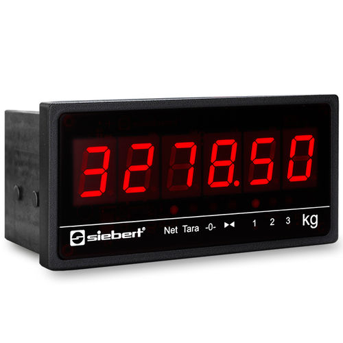 Табло для установок взвешивания - S102 - Siebert Industrieelektronik GmbH - LED / цифровое / цветное