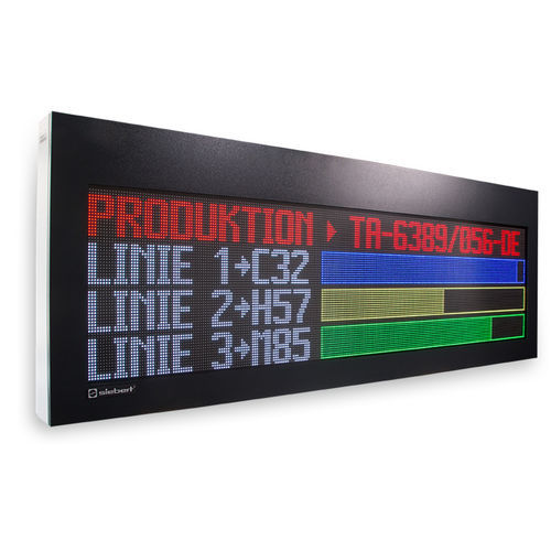 Табло LED - XC50 series - Siebert Industrieelektronik GmbH - буквенно-цифровое / цифровое / с точечной матрицей