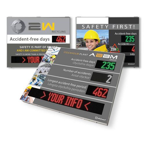 Табло для предотвращения аварий - XC695 - Siebert Industrieelektronik GmbH - LED / буквенно-цифровое / цифровое