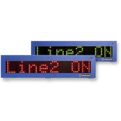 Табло LED - SX302 series - Siebert Industrieelektronik GmbH - буквенно-цифровое / цифровое / с точечной матрицей