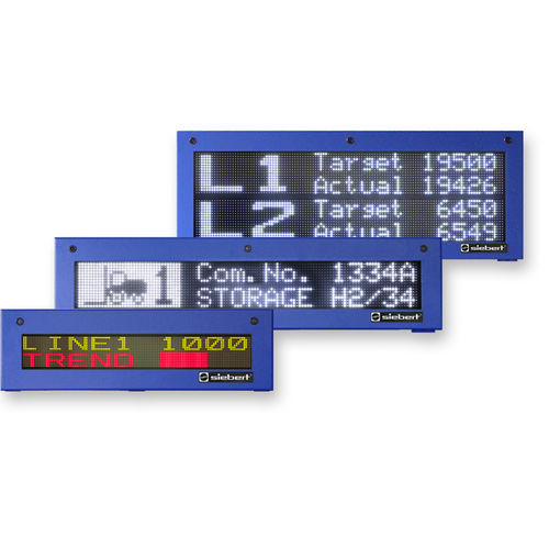 Табло LED - SX502 series - Siebert Industrieelektronik GmbH - буквенно-цифровое / цифровое / с точечной матрицей