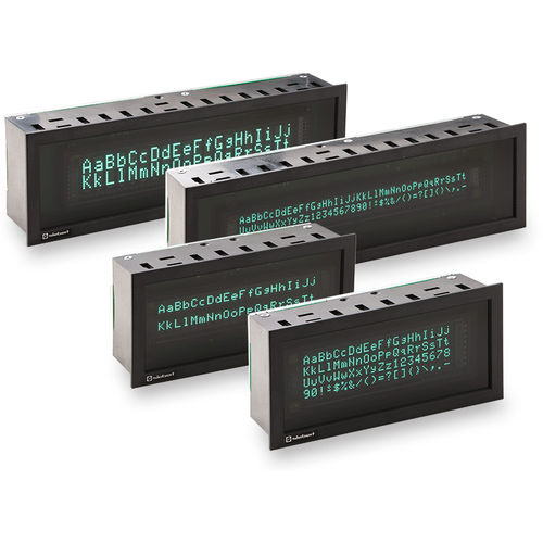 Флуоресцентное табло - SX402 series - Siebert Industrieelektronik GmbH - буквенно-цифровое / цифровое / с 5 цифрами