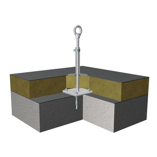 Анкерное страховочное устройство для кровли - ASP EV 2 - ST QUADRAT Fall Protection SA - бетонное
