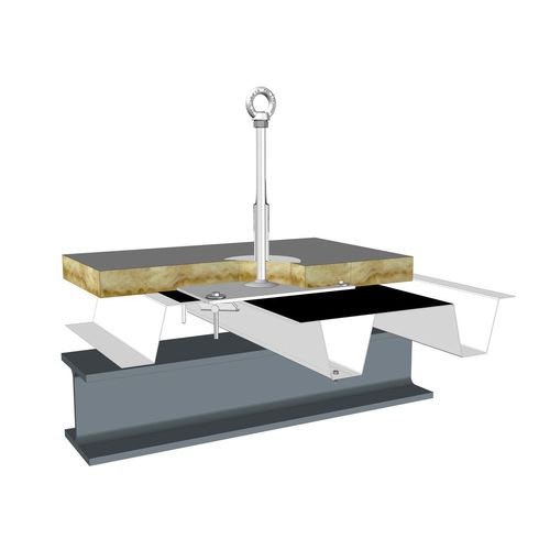 Анкерное страховочное устройство для стали - ASP EV 9 series - ST QUADRAT Fall Protection SA