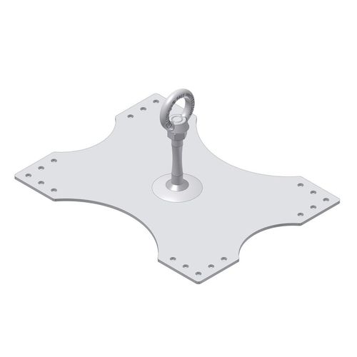 Анкерное страховочное устройство из нержавеющей стали - RVT - ST QUADRAT Fall Protection SA - для стали / для кровли