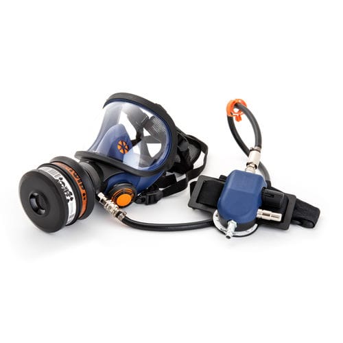 Защитная маска с подачей воздуха - SR 200 series - Sundström Safety AB - на все лицо / промышленная / двойной фильтр