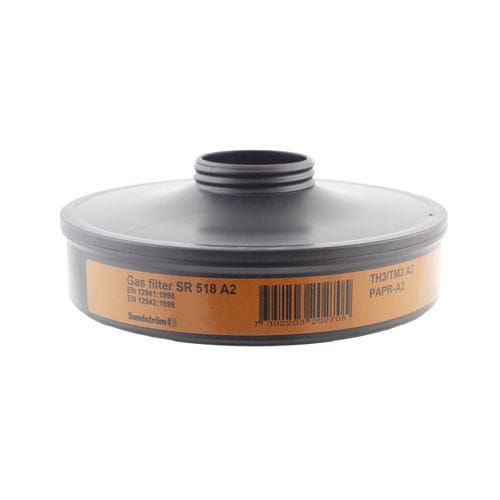 Газовый фильтр - SR 518 A2 - Sundström Safety AB - промышленный / для респираторной маски / из полиэстера