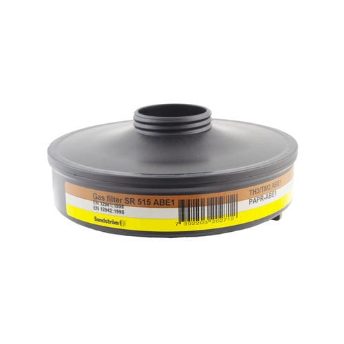 Газовый фильтр - SR 515 ABE1 - Sundström Safety AB - с активированным углем / для респираторной маски / из полиэстера