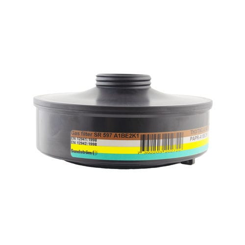 Газовый фильтр - SR 597 A1BE2K1 - Sundström Safety AB - с активированным углем / для респираторной маски / из полиэстера