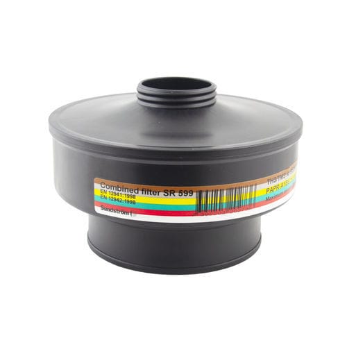 Газовый фильтр - SR 599 A1BE2K1-Hg-P3 R - Sundström Safety AB - для твердых частиц / для пыли / для респираторной маски