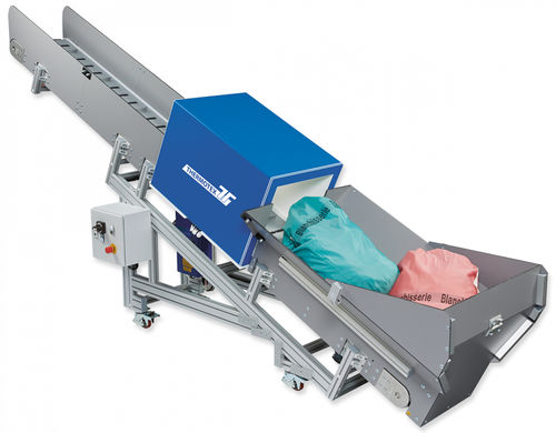 Наклонный конвейер - ThermoTex Nagel GmbH - ленточный / с решетчатым бандажом / транспортный