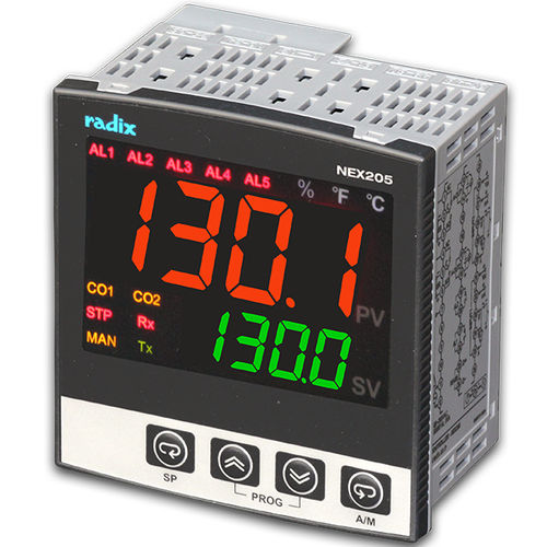 Универсальный PID-контроллер - NEX205 - Radix Electrosystems Pvt Ltd - с 4 цифрами / для установки на панель / компактный