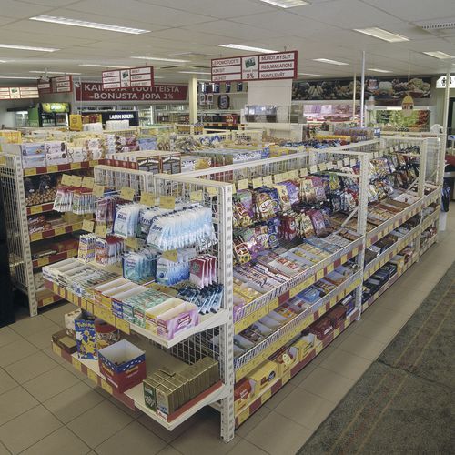 Торговый стеллаж - Optim shop fitting system - Dexion - с полкой / для легких нагрузок