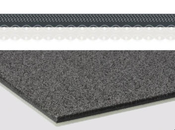 Конвейерная лента из бархата - E 8/2 U0/V/N16 - Forbo Siegling GmbH - монопрокладочная / для электронной промышленности / для производственной линии