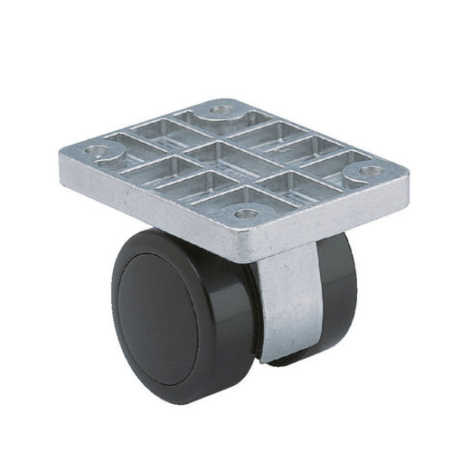Поворотный ролик - GX-W50K - SUGATSUNE KOGYO CO., LTD. - с пластиной / сильные нагрузки / спаренный