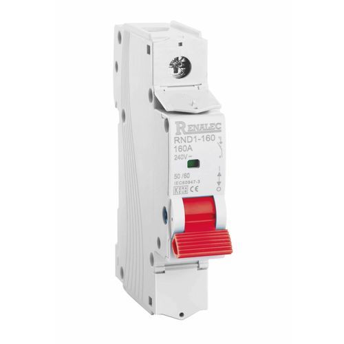 Разъединитель с ручным управлением - RND1-160 - WENZHOU RENA ELECTRIC CO.,LTD - низкого напряжения / однополюсный / 4 полюса