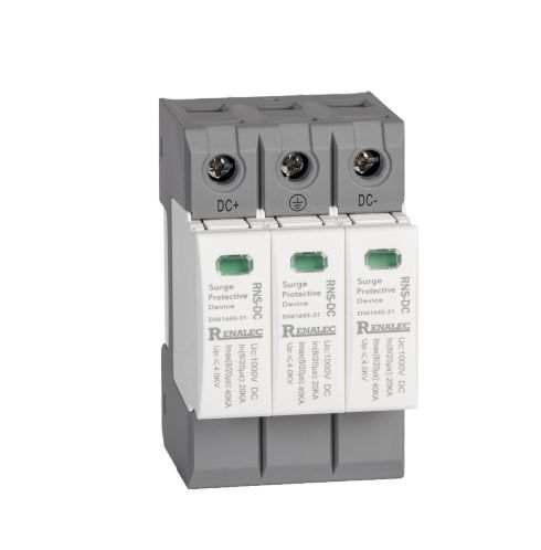 Молниеотвод класс II - SPD - WENZHOU RENA ELECTRIC CO.,LTD - для источника электропитания / 2 полюса / 3 полюса