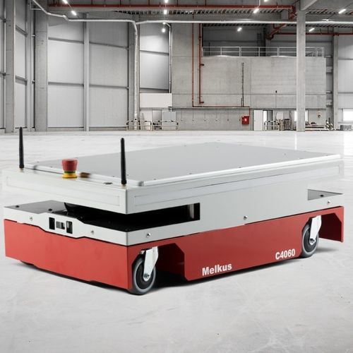 AGV с платформой - C4060 - MELKUS Mechatronic GmbH - для трансфера пациента / транспортная / с питанием от аккумулятора