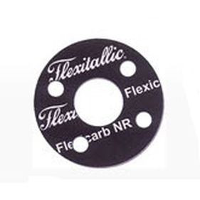 Плоский уплотнитель - Flexicarb NR - Flexitallic - из графита / с фланцем / химически стойкий