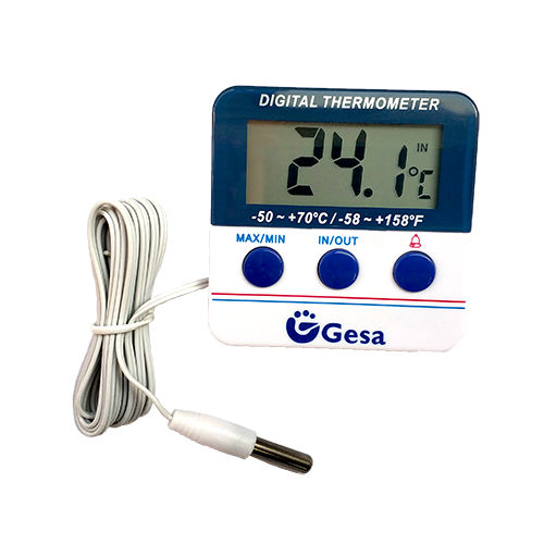 Термометр с зондом - 810-211 GE series - GESA TERMOMETROS - с дисплеем LCD / промышленный / для промышленного охлаждения
