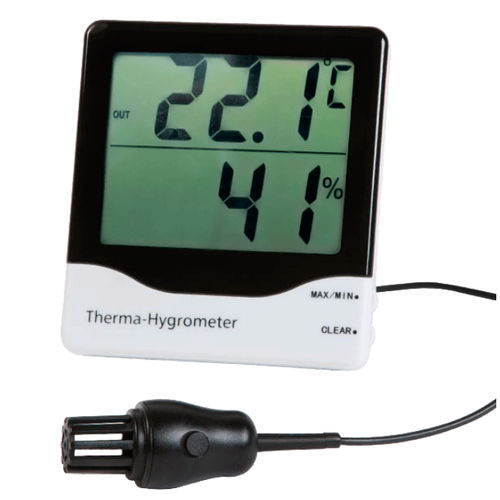 Термогигрометр с дисплеем LCD - 810-140 - GESA TERMOMETROS - с настенным монтажом / температуры / влажности