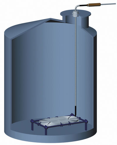 Плоский погружной нагреватель - Galvatherm® - hors gel - Galvatek