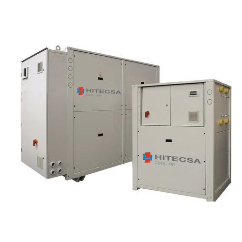 Охладитель/нагреватель для воды - EWMX - HIPLUS AIRE ACONDICIONADO S.L. - со спиральным компрессором / с водяным конденсатором