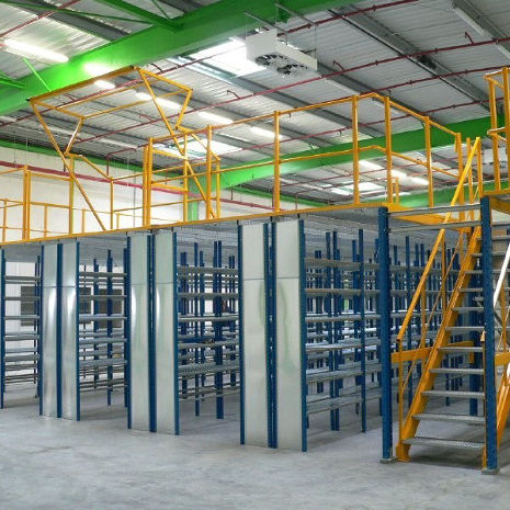 Стеллаж склад для хранения - SAAR LAGERTECHNIK GmbH - с полкой / для высоких нагрузок / с антресолью