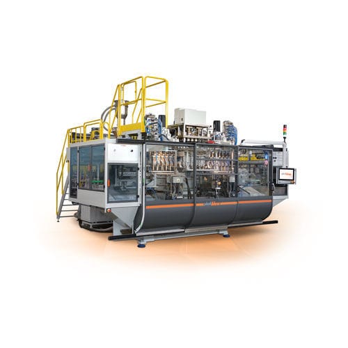Выдувная формовочная машина для экструзии - PB15E series - Plastiblow - для бутылок / для контейнеров / с двойной станцией