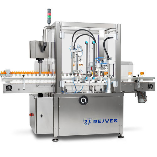 Полуавтоматическое устройство закупорки бутылок - TO-TA - Rejves Machinery S.r.l - линейное / электромагнитное / с несколькими головками