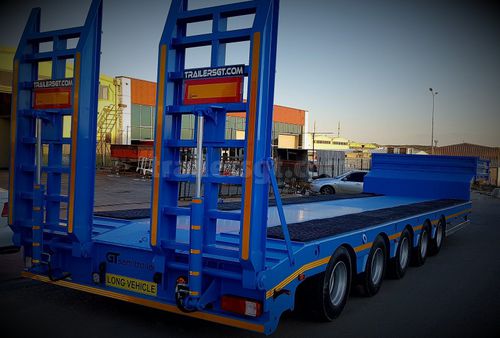 Полуприцеп платформа - Gt Semi Trailers - сверхнизкий / пятиосный / буксируемый
